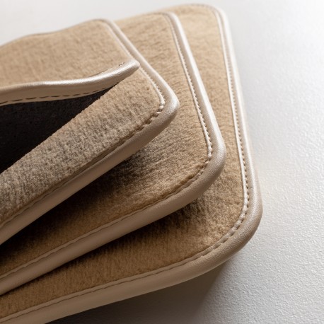 Alfombras de Moqueta,  Citroen BERLINGO (2008-2018), Color Beige, Calidad Elegance, REF: CT0004E5B
