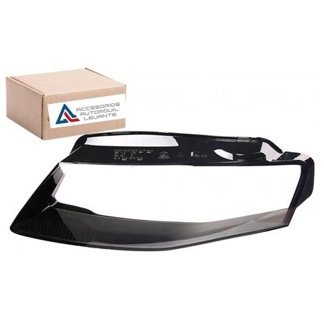 Cristal de faro delantero izquierdo para Audi A4 B8 S4 (08-11)