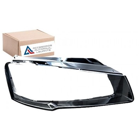 Cristal de faro delantero izquierdo para Audi A8 D4 Lift (13-17)