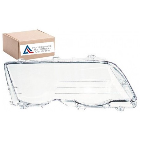 Cristal de faro delantero izquierdo para BMW Serie 3 E46 Sedan/Touring (98-01)