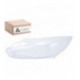 Cristal de faro delantero izquierdo para Ford Focus III (11-14)