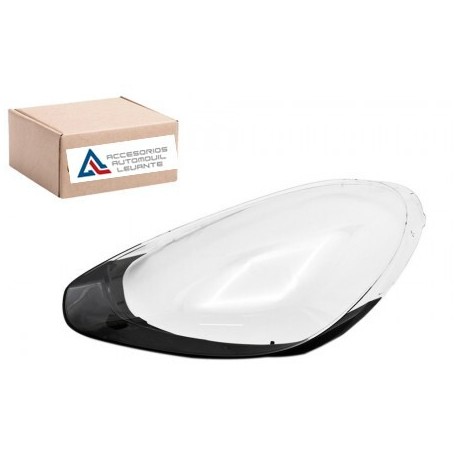 Cristal de faro delantero izquierdo para Porsche Cayenne II face lifting (15-17)