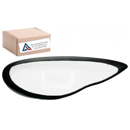 Cristal de faro delantero izquierdo para Porsche Panamera I Czarny (11-14)