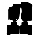 Alfombras de Moqueta,  Alfa Romeo 146 (1995-2000), Color Negro, Calidad Standard, REF: AR0003S2N