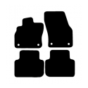 Alfombras de Moqueta,  Audi Q3 SPORTBACK (2019-Presente), Color Negro, Calidad Standard, REF: AD0039S2N