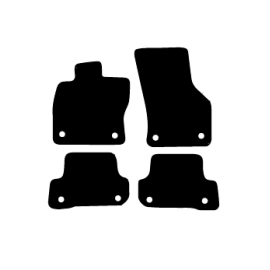 Alfombras de Moqueta,  Audi A3 8V - Cabrio (2013-Presente), Color Negro, Calidad Standard, REF: AD0009S2N