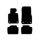 Alfombras de Moqueta,  BMW F30 SERIE 3 SEDAN (2012-2019), Color Negro, Calidad Standard, REF: BW0049S2N