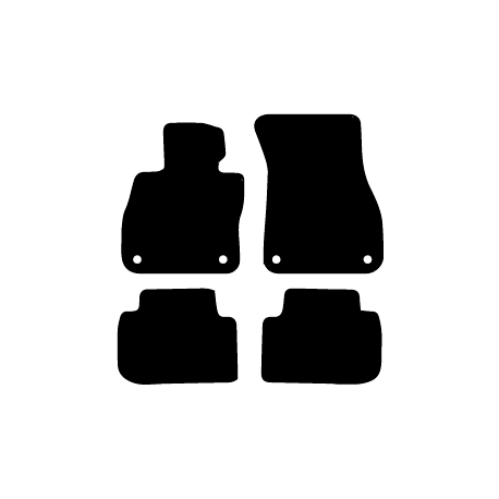 Alfombras de Moqueta,  BMW F40 SERIE 1 5 PUERTAS (2019-Presente), Color Negro, Calidad Standard, REF: BW0056S2N