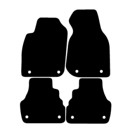Alfombras de Moqueta,  Audi A6 C5 (1997-2002), Color Negro, Calidad Standard, REF: AD0023S2N