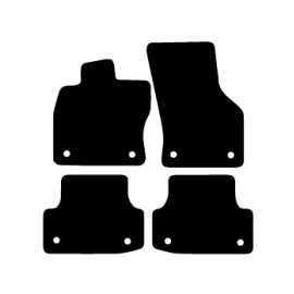 Alfombras de Moqueta,  Audi A3 8Y MHEV  SPORTBACK Y SEDÁN (20209-Presente), Color Negro, Calidad Standard, REF: AD0050S2N
