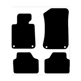 Alfombras de Moqueta,  BMW E84 X1 (2009-2015), Color Negro, Calidad Standard, REF: BW0021S2N