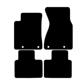 Alfombras de Moqueta,  Audi A8 D2 (1994-2002), Color Negro, Calidad Standard, REF: AD0031S2N