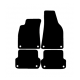 Alfombras de Moqueta,  Audi A4 B6 (2001-2004), Color Negro, Calidad Standard, REF: AD0012S2N
