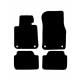 Alfombras de Moqueta,  BMW F21 SERIE 1 3 PUERTAS (2012-Presente), Color Negro, Calidad Standard, REF: BW0044S2N
