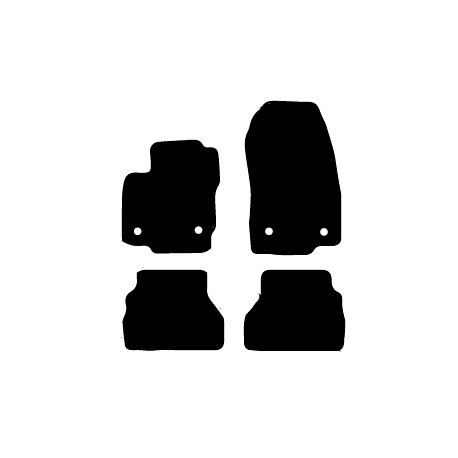 Alfombras de Moqueta,  Ford B-MAX (2012-Presente), Color Negro, Calidad Standard, REF: FD0001S2N