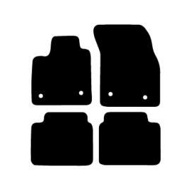 Alfombras de Moqueta,  Ford FOCUS IV Familiar y 5 puertas (2018-Presente), Color Negro, Calidad Standard, REF: FD0021S2N