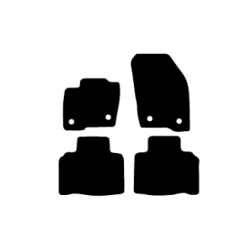 Alfombras de Moqueta,  Ford EDGE (2016-Presente), Color Negro, Calidad Standard, REF: FD0007S2N