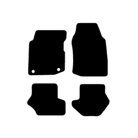 Alfombras de Moqueta,  Ford FIESTA (1995-2002), Color Negro, Calidad Standard, REF: FD0010S2N