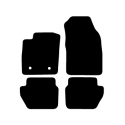 Alfombras de Moqueta,  Ford ECOSPORT (2017-Presente), Color Negro, Calidad Standard, REF: FD0006S2N
