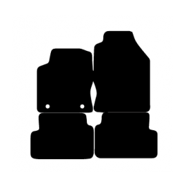 Alfombras de Moqueta,  Ford FOCUS I (1998-2001), Color Negro, Calidad Standard, REF: FD0016S2N