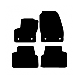 Alfombras de Moqueta,  Ford C-MAX Y GRAND C-MAX (2010-2019), Color Negro, Calidad Standard, REF: FD0003S2N