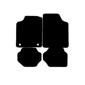 Alfombras de Moqueta,  Ford FIESTA (1989-1997), Color Negro, Calidad Standard, REF: FD0009S2N