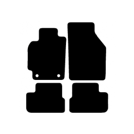 Alfombras de Moqueta,  Honda HR-V (5 PUERTAS 1998-2006), Color Negro, Calidad Standard, REF: HN0019S2N