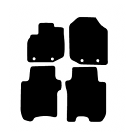 Alfombras de Moqueta,  Honda JAZZ (2008-2015), Color Negro, Calidad Standard, REF: HN0023S2N