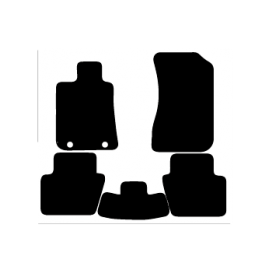 Alfombras de Moqueta,  Honda LEGEND (1990-1996), Color Negro, Calidad Standard, REF: HN0027S2N