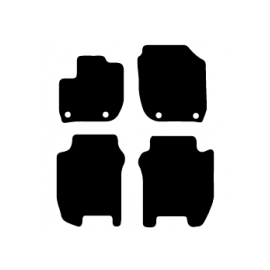 Alfombras de Moqueta,  Honda JAZZ (2015-2018), Color Negro, Calidad Standard, REF: HN0024S2N