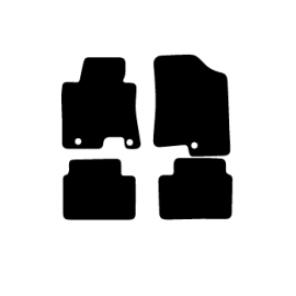 Alfombras de Moqueta,  Hyundai I30 5 PUERTAS Y CW (2012-2017), Color Negro, Calidad Standard, REF: HY0012S2N
