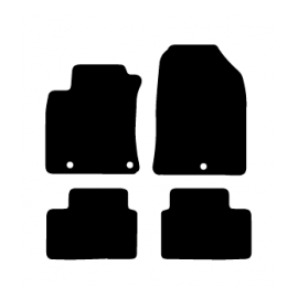 Alfombras de Moqueta,  Hyundai I30 (2018-Presente), Color Negro, Calidad Standard, REF: HY0015S2N