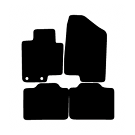 Alfombras de Moqueta,  Kia OPTIMA (2010-2015), Color Negro, Calidad Standard, REF: KI0015S2N