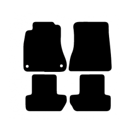 Alfombras de Moqueta,  Lexus IS CABRIO (2009-2013), Color Negro, Calidad Standard, REF: LX0008S2N