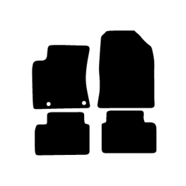 Alfombras de Moqueta,  Kia XCEED (2019-Presente), Color Negro, Calidad Standard, REF: KI0038S2N