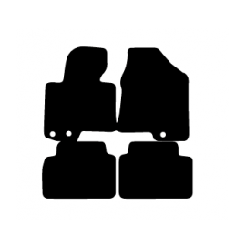 Alfombras de Moqueta,  Kia SPORTAGE (2010-2016), Color Negro, Calidad Standard, REF: KI0034S2N