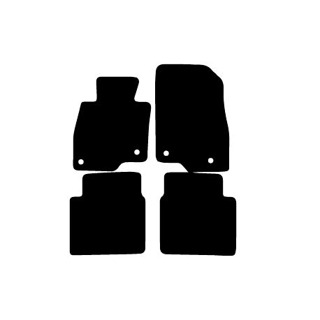 Alfombras de Moqueta,  Mazda 6 SEDAN (2017-Presente), Color Negro, Calidad Standard, REF: MZ0010S2N