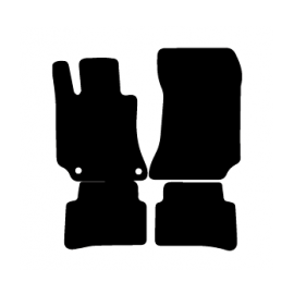 Alfombras de Moqueta,  Mercedes W212 CLASE E (2009-2016), Color Negro, Calidad Standard, REF: MC0063S2N