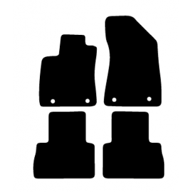 Alfombras de Moqueta,  Mini F56 COOPER 3 PUERTAS (2014 -Presente), Color Negro, Calidad Standard, REF: MI0003S2N