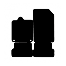 Alfombras de Moqueta,  Renault LAGUNA III COUPE (2008-2015), Color Negro, Calidad Standard, REF: RT0026S2N