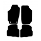 Alfombras de Moqueta,  Skoda FABIA (2000-2007), Color Negro, Calidad Standard, REF: SK0001S2N