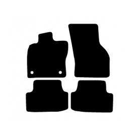 Alfombras de Moqueta,  Seat LEÓN MK4 ETSI 5 PUERTAS Y ST (2020-Presente), Color Negro, Calidad Standard, REF: ST0024S2N