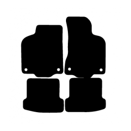 Alfombras de Moqueta,  Seat IBIZA 6K2 (1999-2002), Color Negro, Calidad Standard, REF: ST0011S2N