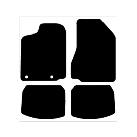 Alfombras de Moqueta,  Seat IBIZA 6K (1993-1999), Color Negro, Calidad Standard, REF: ST0010S2N