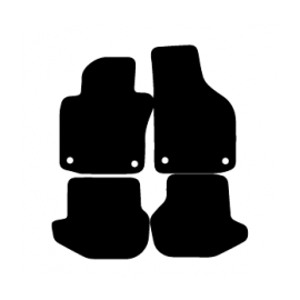 Alfombras de Moqueta,  Volkswagen EOS (2006-2015), Color Negro, Calidad Standard, REF: VW0014S2N