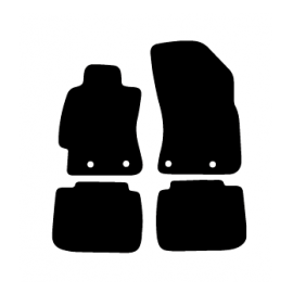 Alfombras de Moqueta,  Subaru OUTBACK (2009-2015), Color Negro, Calidad Standard, REF: SU0011S2N