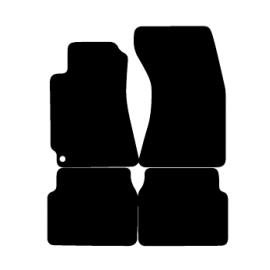 Alfombras de Moqueta,  Subaru FORESTER (2002-2008), Color Negro, Calidad Standard, REF: SU0001S2N