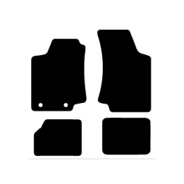 Alfombras de Moqueta,  Volkswagen GOLF III (1991-1997), Color Negro, Calidad Standard, REF: VW0017S2N