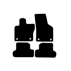 Alfombras de Moqueta,  Volkswagen BEETLE CABRIO (2011-Presente), Color Negro, Calidad Standard, REF: VW0008S2N