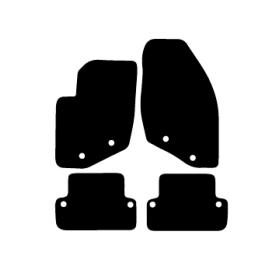 Alfombras de Moqueta,  Volvo S40-V40 (1996-2000), Color Negro, Calidad Standard, REF: VV0010S2N